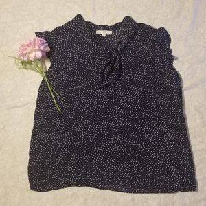 LOFT Plus Polka-dot Blouse